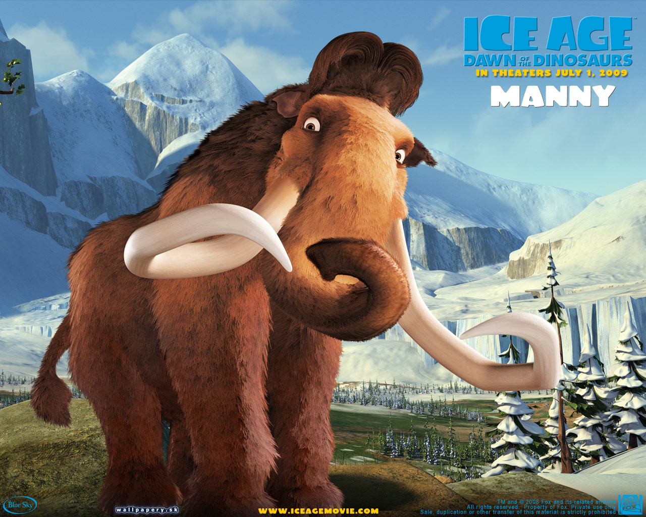 Ice Age 3: Dawn of the Dinosaurs - wallpaper 2