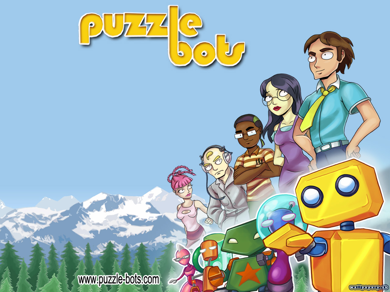 Puzzle Bots - wallpaper 1