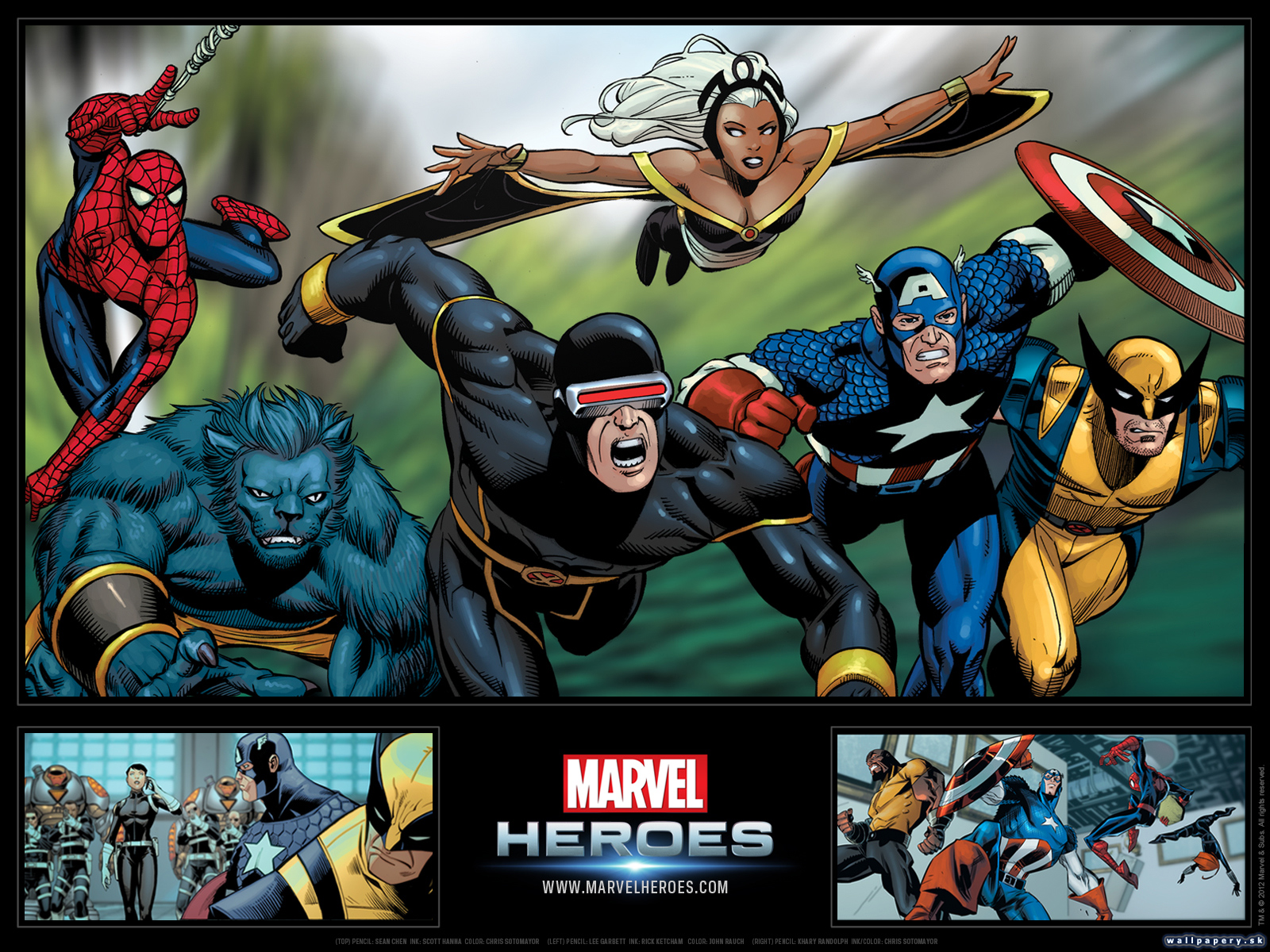 Marvel Heroes - wallpaper 2
