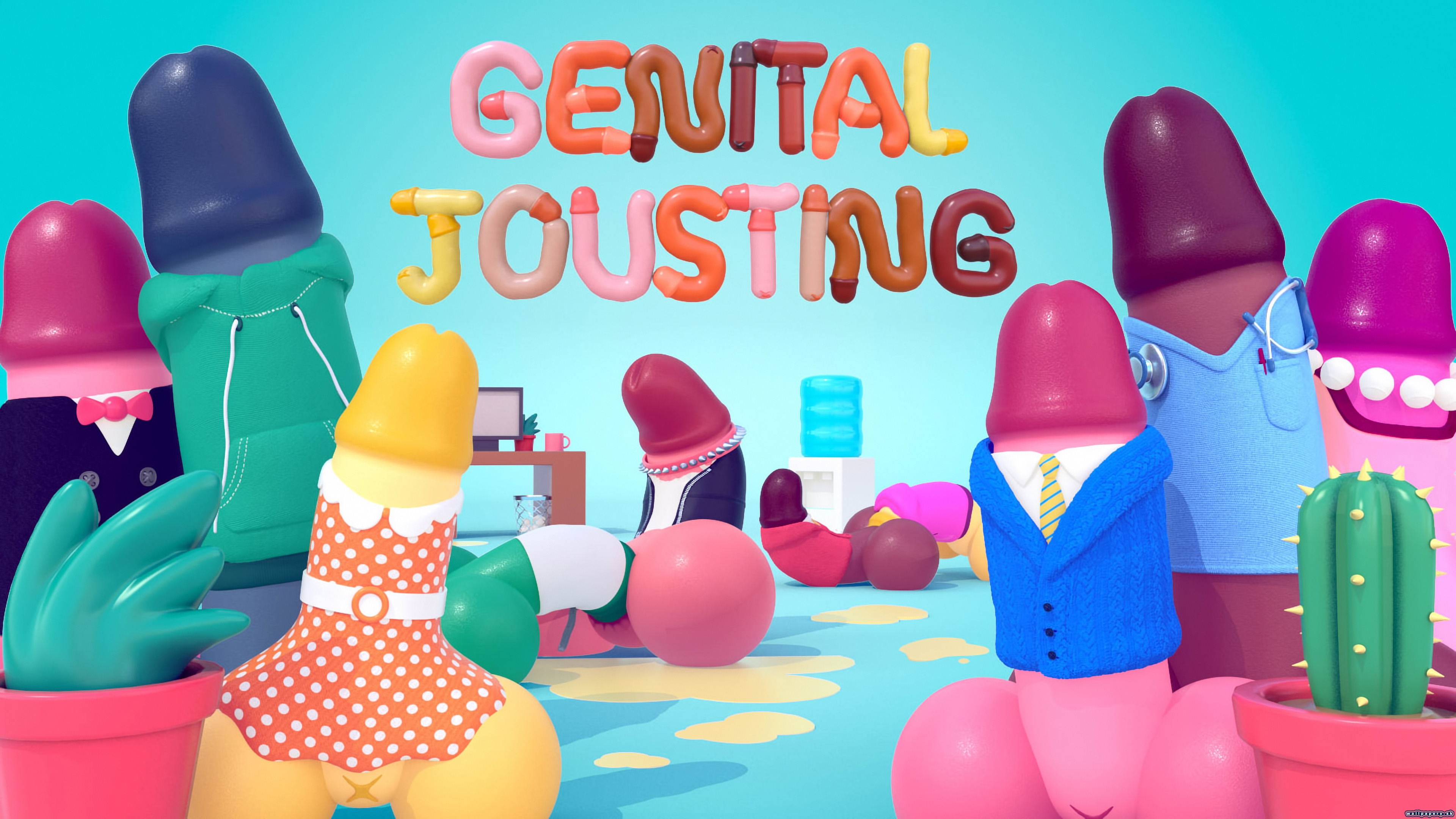 Genital Jousting - wallpaper 3