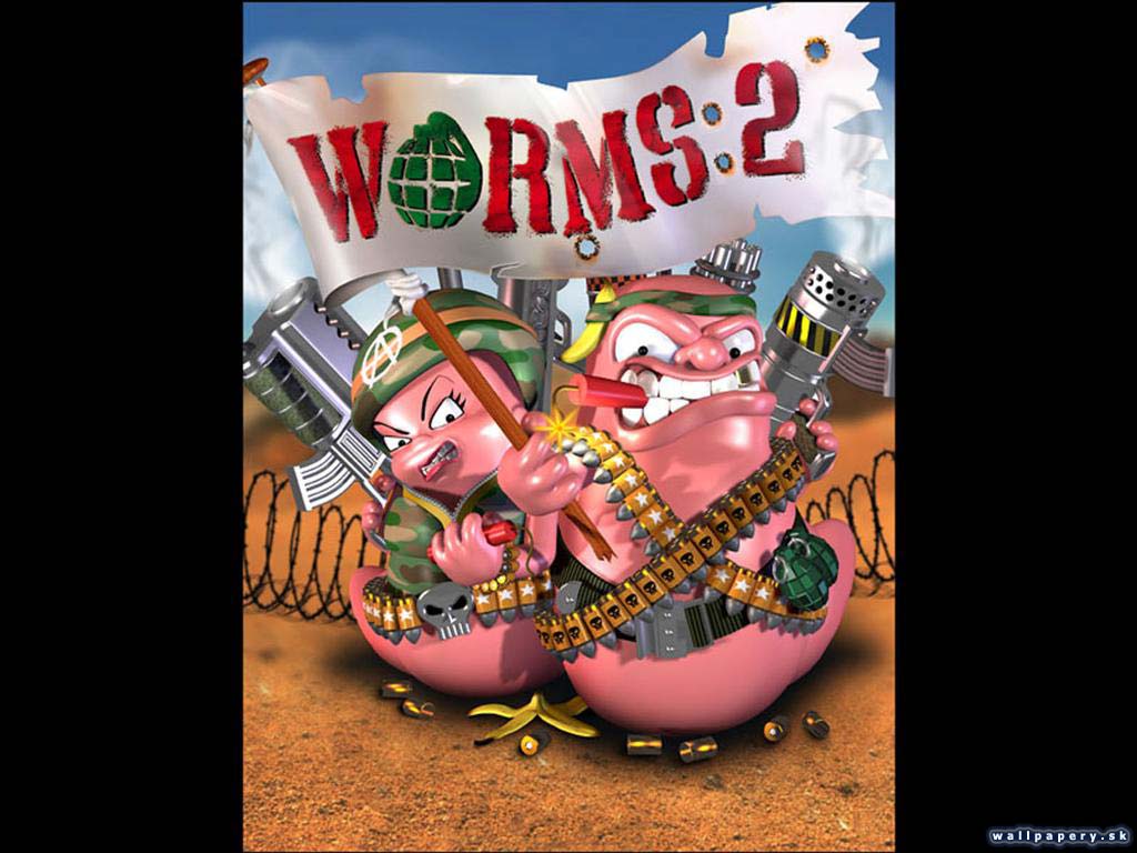 Worms 2 - wallpaper 1